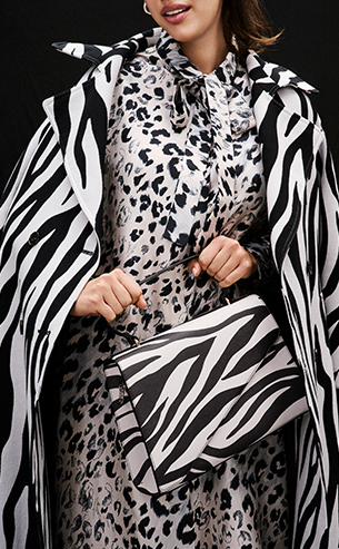 Marina Rinaldi Borsa stampa animalier 2023